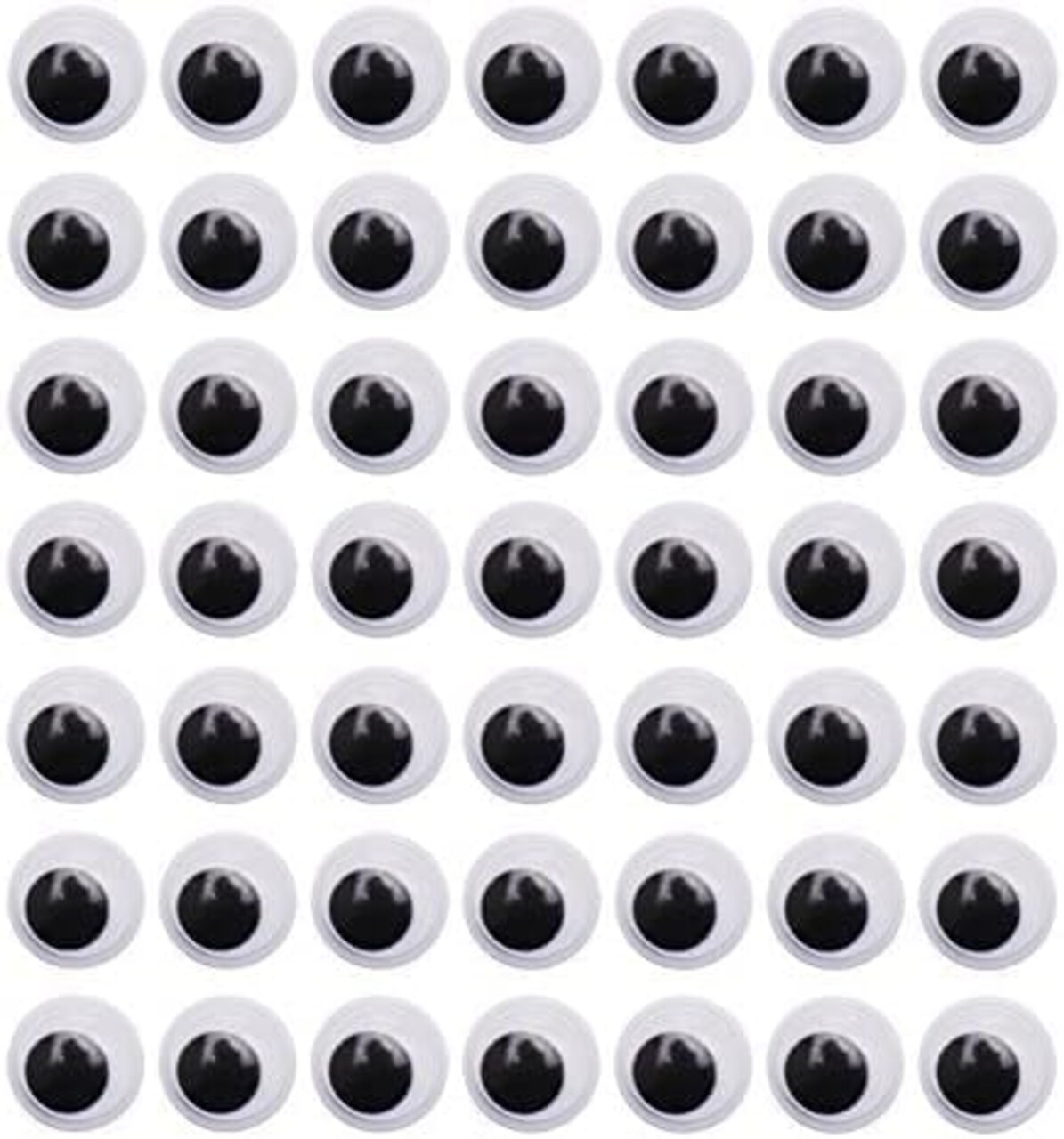 1000pcs 7mm Wiggle Googly Eyes with Self-adhesive for Scrapbooking DIY Crafts Toy Accessories